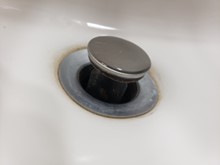 how to clean bathroom sink drain