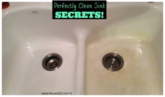 how to clean bathroom sink basin