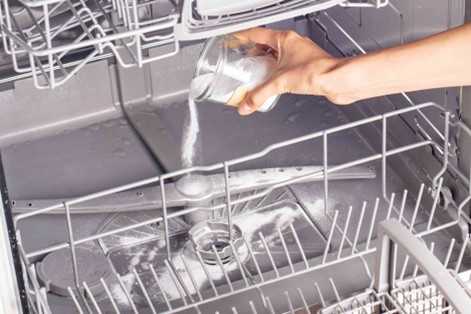 how to clean dishwasher drain with baking soda
