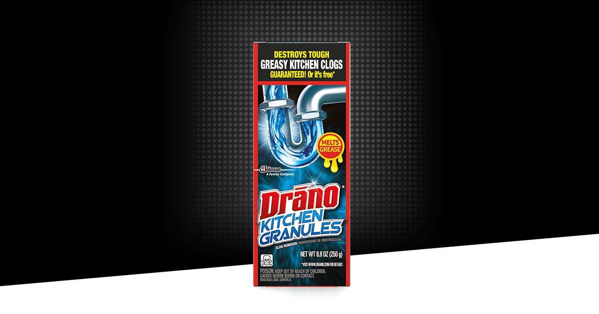 Kitchen Granules Clog Remover | Drano® | SC Johnson